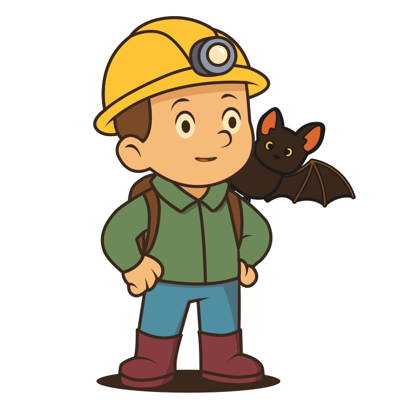 Mascotte des bornes du Grouffre de Proumeyssac